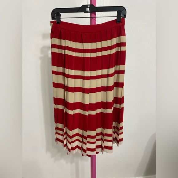 Liz Claiborne vintage Red and Cream Striped Blouse - Picture 8 of 10